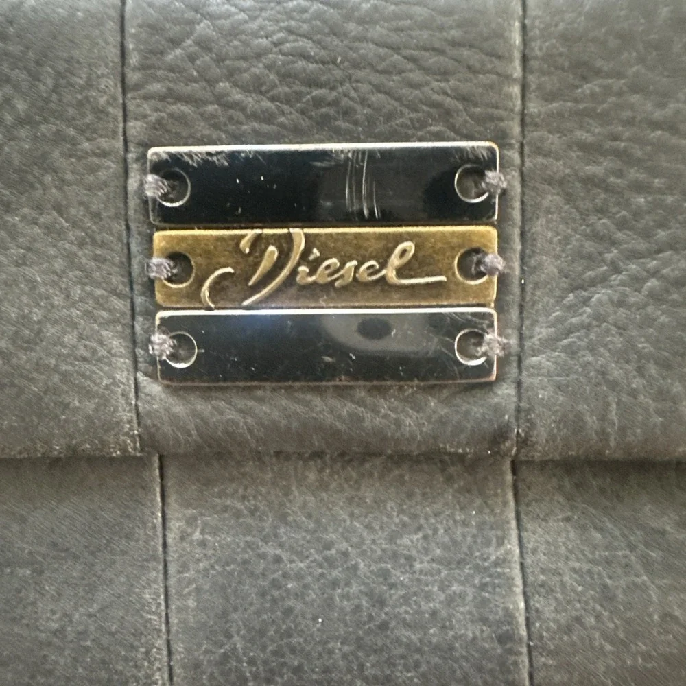Diesel trifold leather